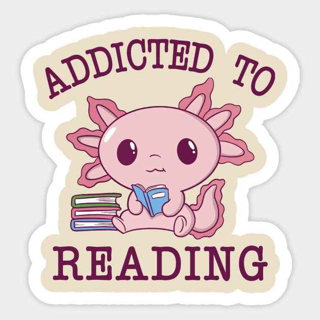 Addicted To Reading Sticker by Aratack Kinder